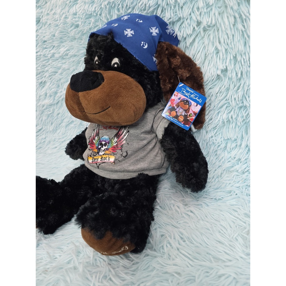Bret Michaels Pets Rock "Chance" Plush Dog Toy PetSmart Luv-A-Pet 18" - Picture 3 of 9